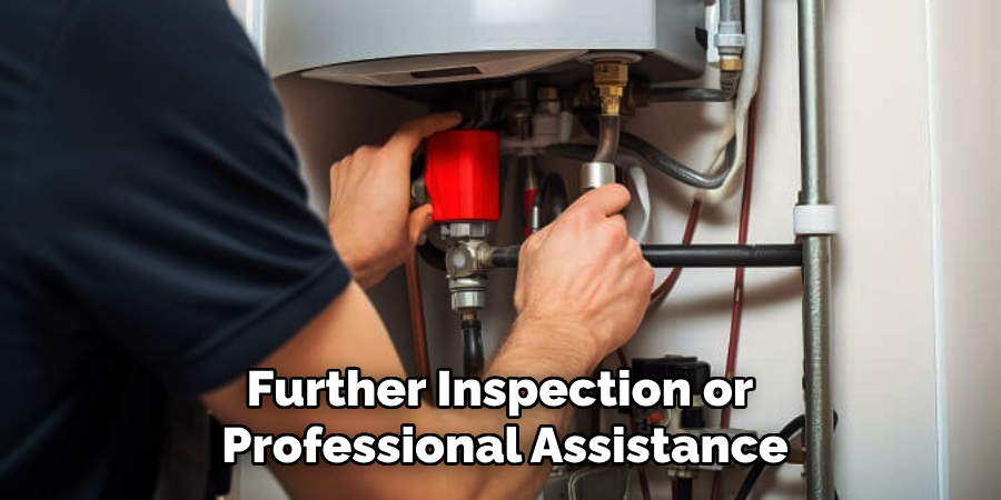 Further Inspection or 
Professional Assistance