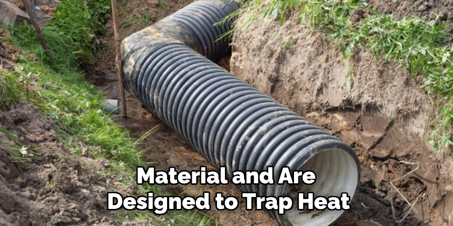 Material and Are 
Designed to Trap Heat