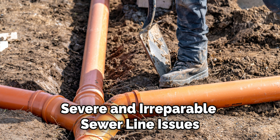 Severe and Irreparable 
Sewer Line Issues