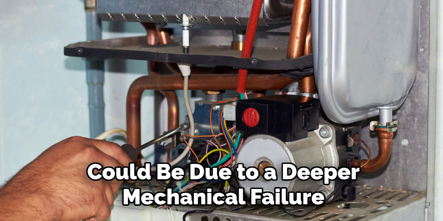 Could Be Due to a Deeper
Mechanical Failure