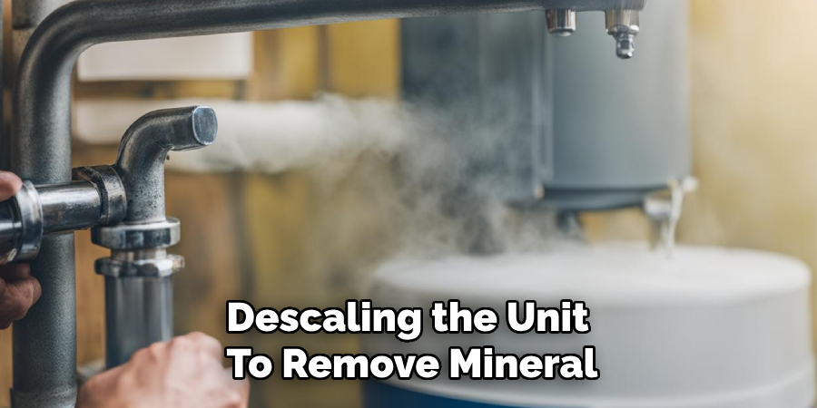 Descaling the Unit
To Remove Mineral