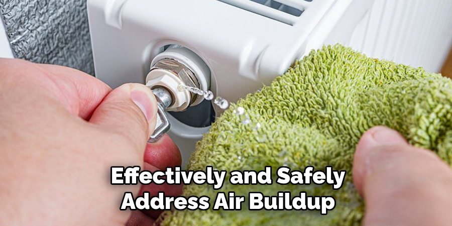 Effectively and Safely Address Air Buildup