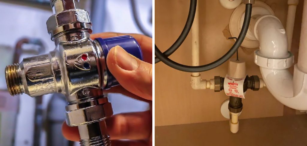 How to Adjust Mixing Valve Under Sink