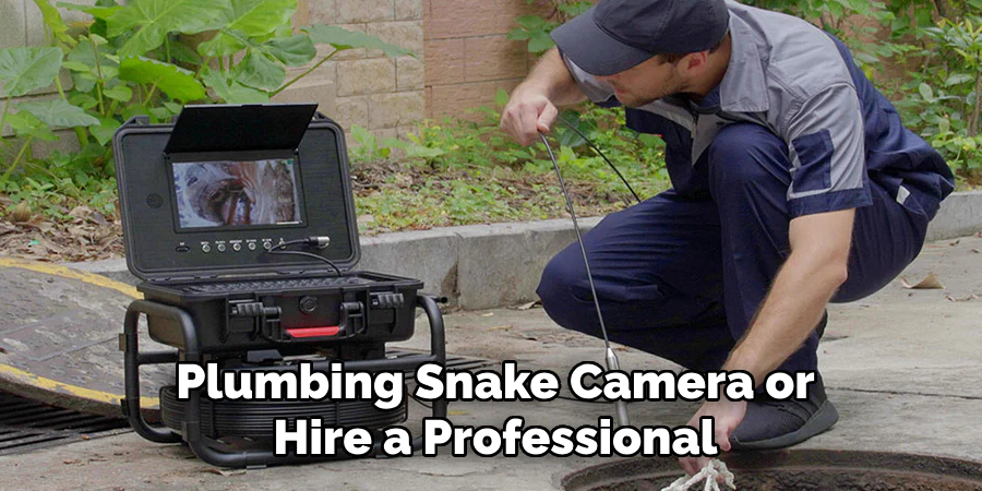 Plumbing Snake Camera or Hire a Professional