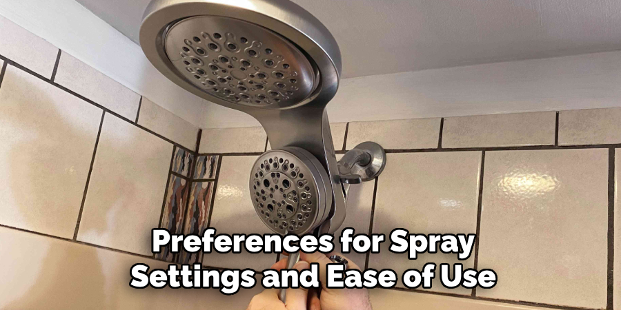 Preferences for Spray Settings and Ease of Use