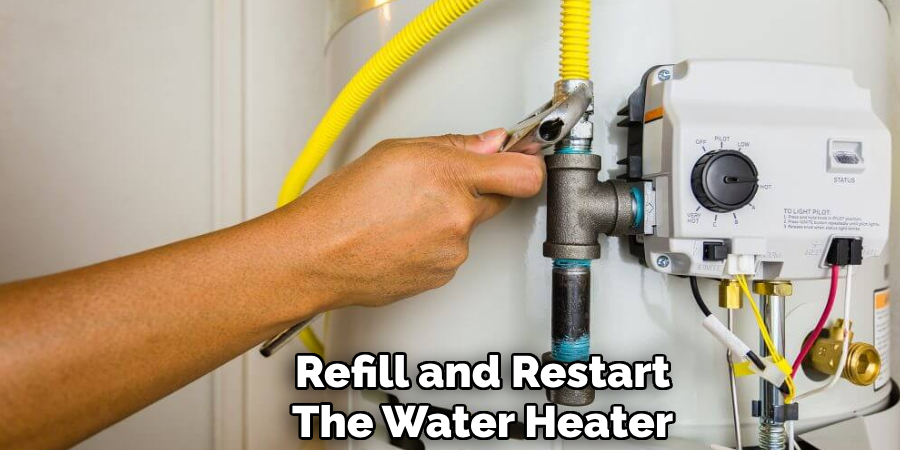 Refill and Restart
The Water Heater