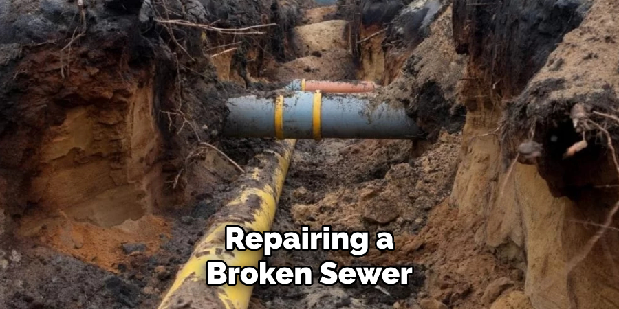 Repairing a 
Broken Sewer