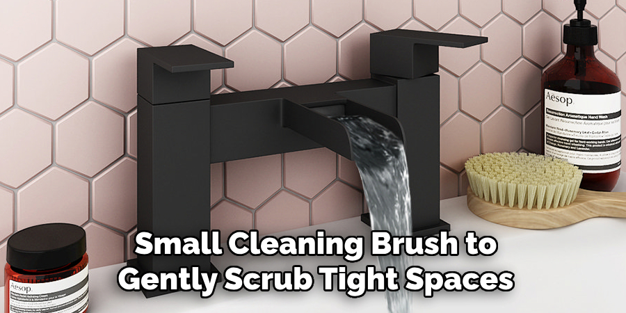 Small Cleaning Brush to Gently Scrub Tight Spaces
