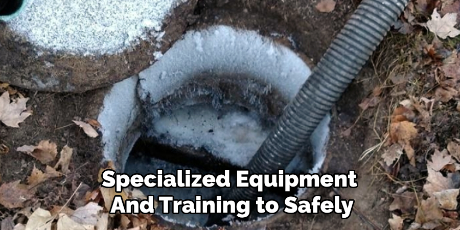 Specialized Equipment 
And Training to Safely