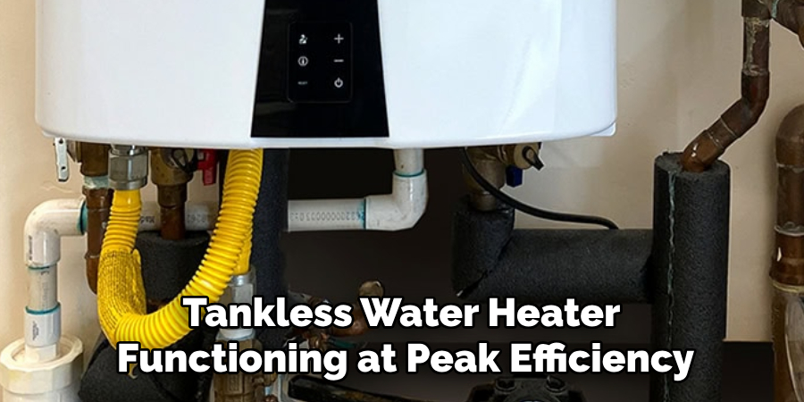 Tankless Water Heater 
Functioning at Peak Efficiency