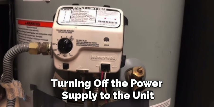 Turning Off the Power 
Supply to the Unit