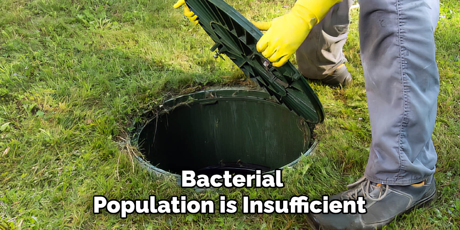 Bacterial
Population is Insufficient 