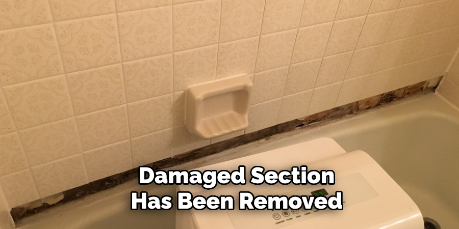 Damaged Section
Has Been Removed