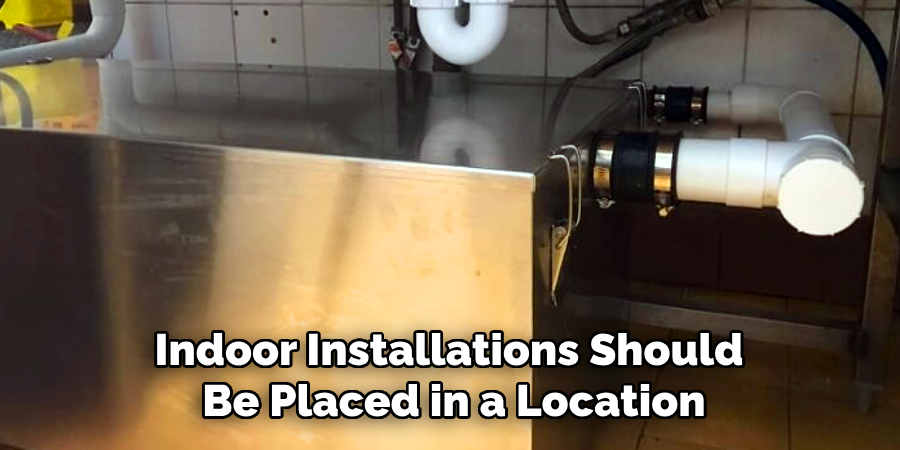 Indoor Installations Should
Be Placed in a Location