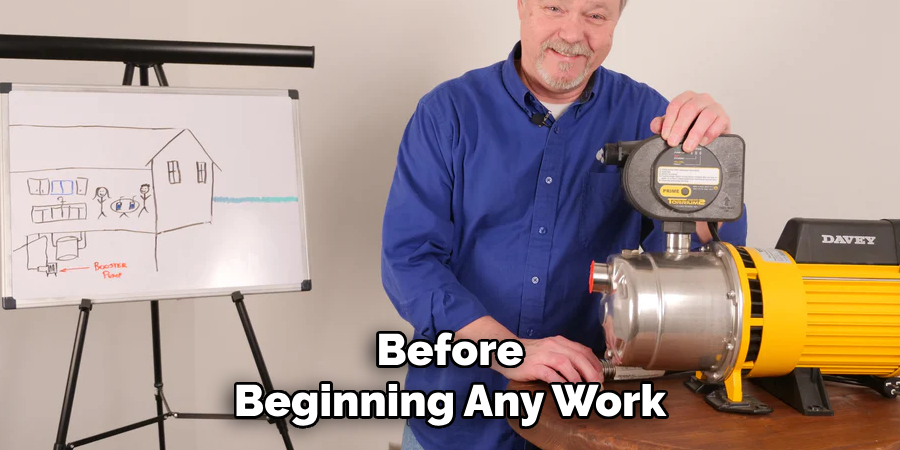 Before
Beginning Any Work