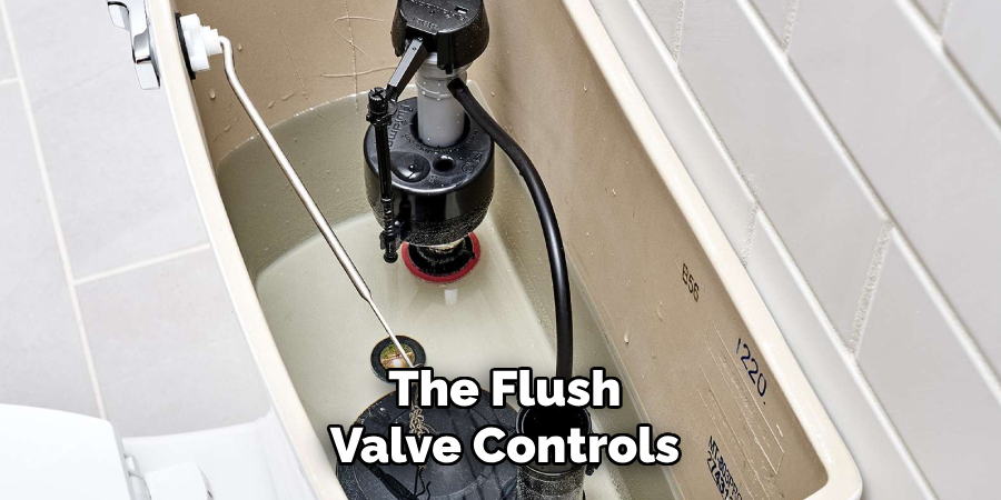 The Flush
Valve Controls