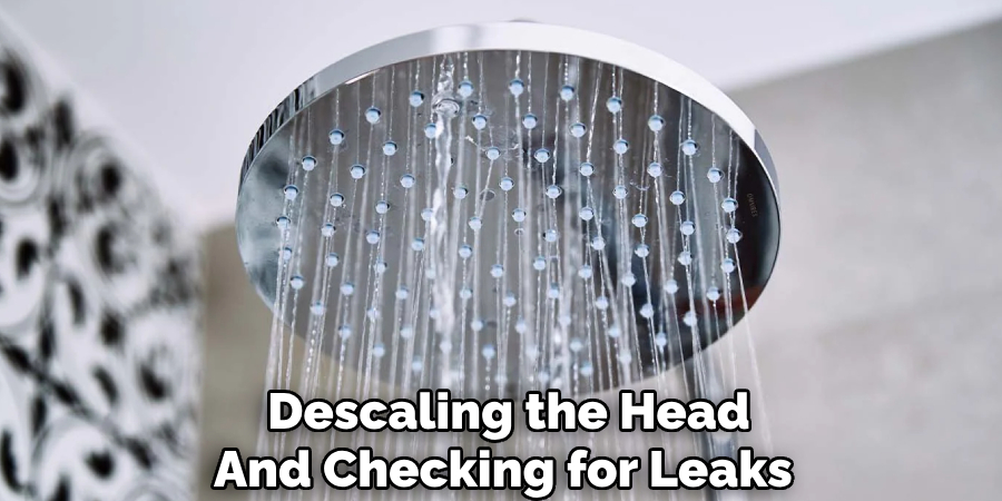 Descaling the Head 
And Checking for Leaks  