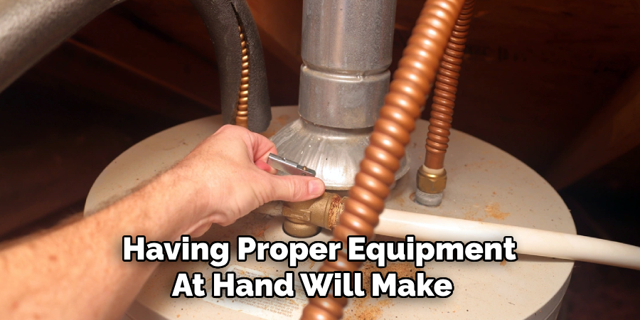 Having Proper Equipment
At Hand Will Make