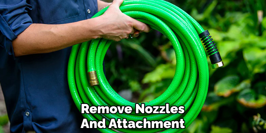 Remove Nozzles
And Attachments
