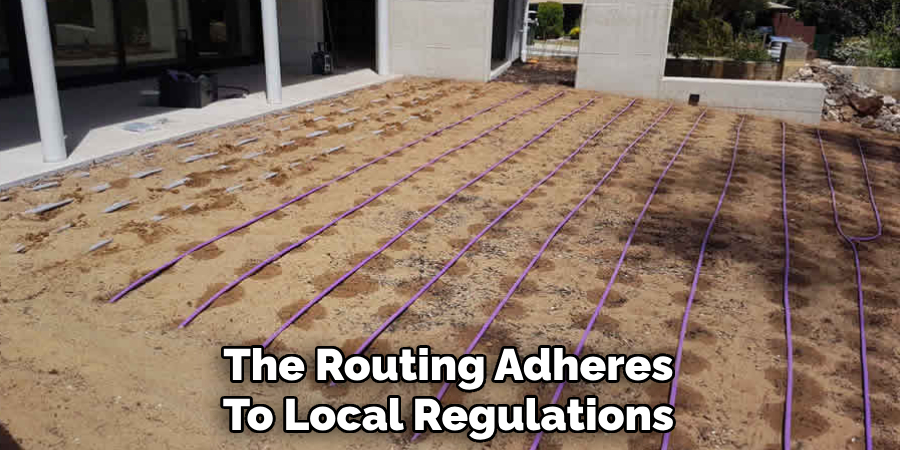 The Routing Adheres
To Local Regulations