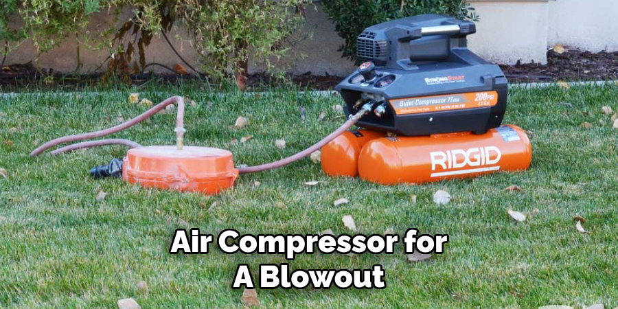 Air Compressor for
A Blowout