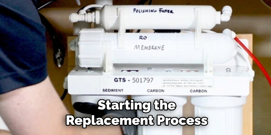 Starting the Replacement Process