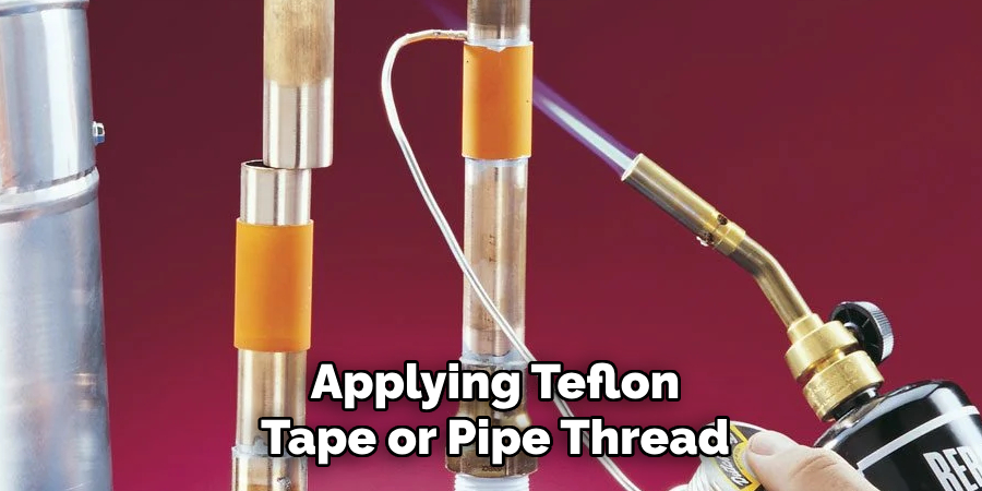 Applying Teflon Tape or Pipe Thread