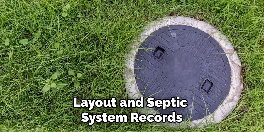 Layout and Septic
System Records