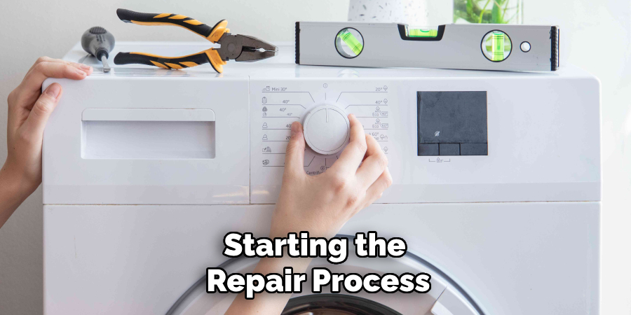 Starting the
Repair Process
