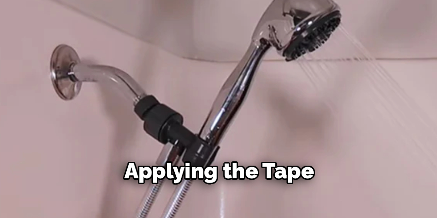 Applying the tape