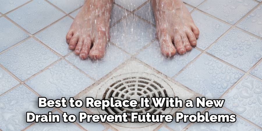 Best to Replace It With a New
Drain to Prevent Future Problems