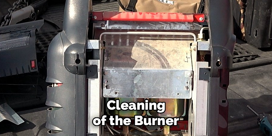 Cleaning of the Burner