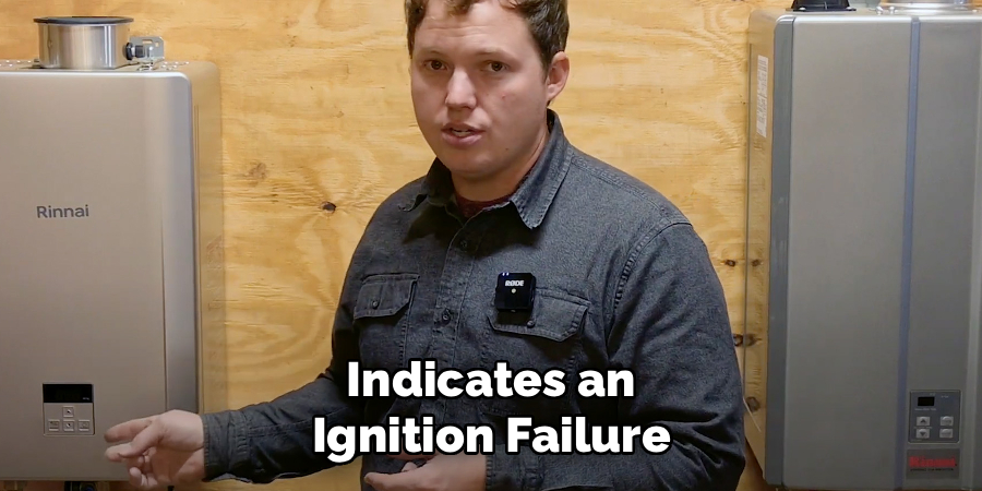 Indicates an Ignition Failure