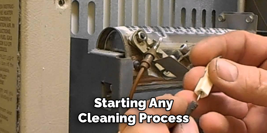 Starting Any Cleaning Process